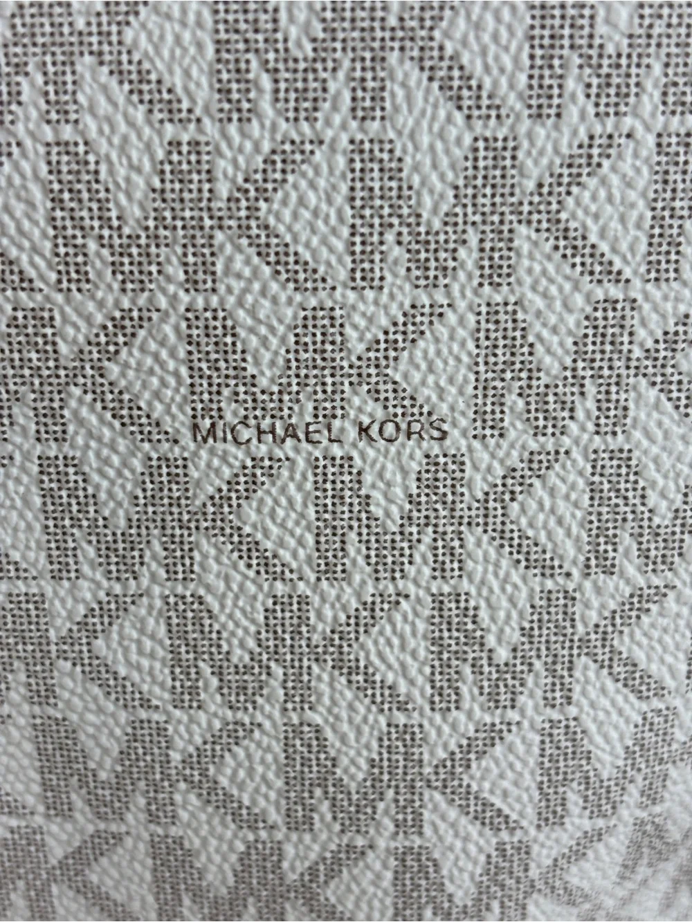 MICHAEL Michael Kors Abbey Large Backpack Popular Vanilla/Acorn Color NWOT